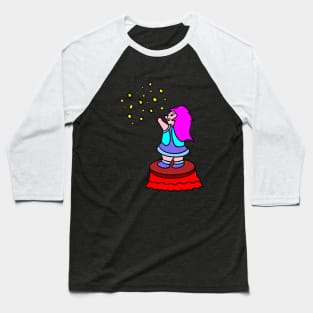 Watching the stars Baseball T-Shirt